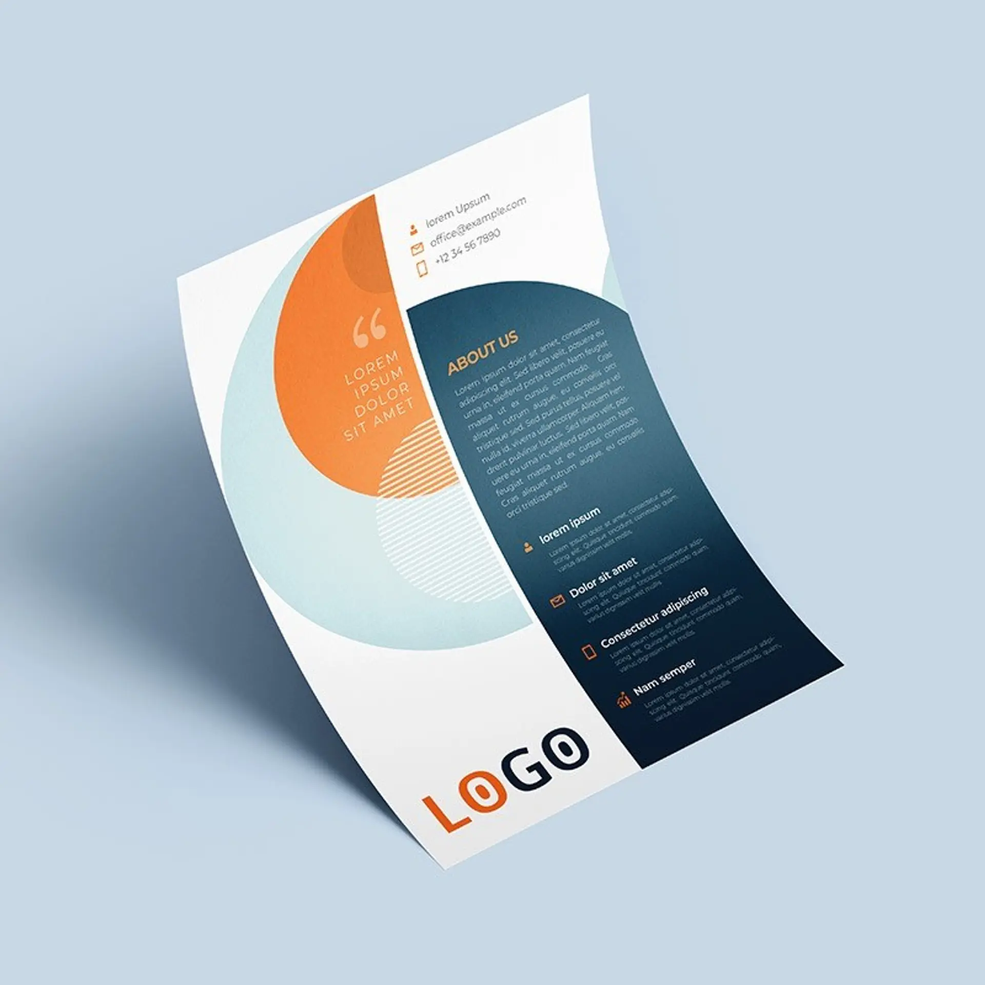 פלייר ללא קיפול