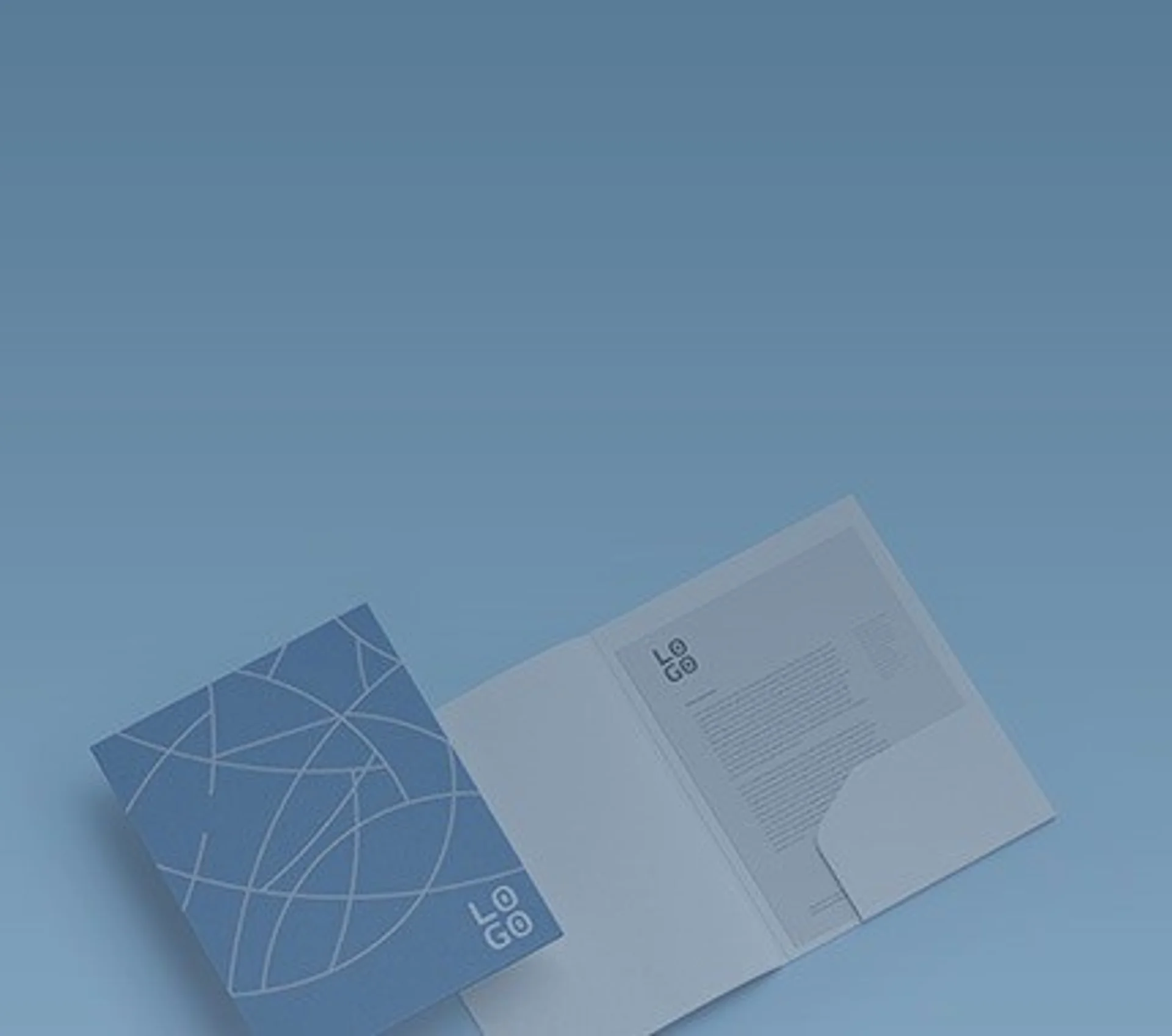 פולדר מעוצב עם כיס לבן